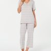 Charter Club The Everyday Cotton Capri Pajama Set, Created For Macy's 2 Charter Club The Everyday Cotton Capri Pajama Set, Created For Macy's -B.TEMPT’D Shop 10488227 fpx