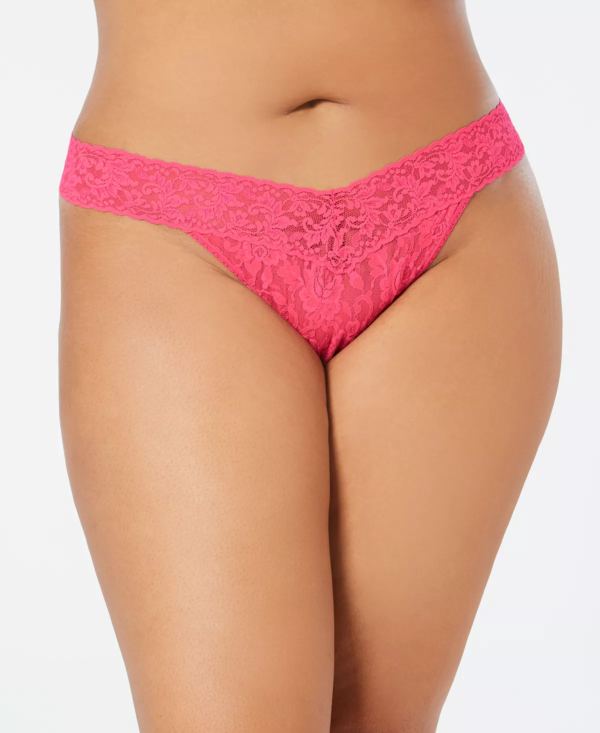 Women's Signature Lace Plus Size Original Rise Thong HANKY PANKY Women's Signature Lace Plus Size Original Rise Thong -B.TEMPT’D Shop