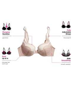 Maidenform Love The Lift Push Up & In Lace Plunge Underwire Bra DM9900 -B.TEMPT’D Shop 11679885 fpx