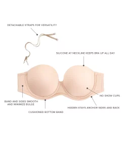 Wacoal Red Carpet Full Figure Underwire Strapless Bra 854119, Up To I Cup 10 Wacoal Red Carpet Full Figure Underwire Strapless Bra 854119, Up To I Cup -B.TEMPT’D Shop 12073328 fpx