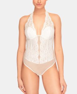B.TEMPT'D Wacoal Women's Ciao Bella Lingerie Lace Halter Bodysuit 936144