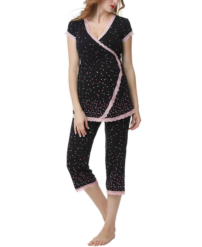 Kimi & Kai Joyce Maternity Nursing Pajama Set Kimi + Kai Kimi & Kai Joyce Maternity Nursing Pajama Set -B.TEMPT’D Shop