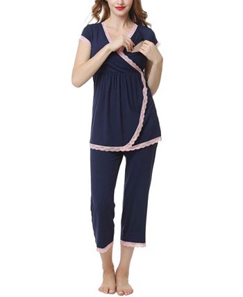 Kimi & Kai Cindy Maternity Nursing Pajama Set Kimi + Kai Kimi & Kai Cindy Maternity Nursing Pajama Set -B.TEMPT’D Shop
