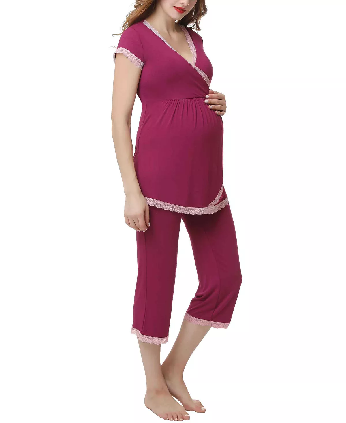 Kimi & Kai Cindy Maternity Nursing Pajama Set Kimi + Kai Kimi & Kai Cindy Maternity Nursing Pajama Set -B.TEMPT’D Shop