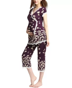 Kimi + Kai Kimi & Kai Addison Maternity Nursing Pajama Set -B.TEMPT’D Shop 13749830 fpx