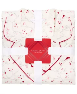 Charter Club Printed Cotton Flannel Pajama Set, Created For Macy's -B.TEMPT’D Shop 13766628 fpx