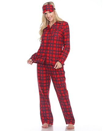 3-Piece Cozy Pajama Set White Mark 3-Piece Cozy Pajama Set -B.TEMPT’D Shop