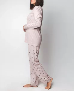 MOOD Pajamas Ood Pajama Soft Feather Long- Sleeve Pajama Set 5 MOOD Pajamas Ood Pajama Soft Feather Long- Sleeve Pajama Set -B.TEMPT’D Shop 15886615 fpx