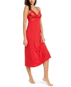 INC International Concepts Lace Long Nightgown, Created For Macy's