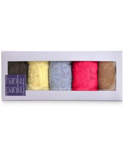 HANKY PANKY Women's Plus Size Signature Lace 5-Pk. Original Rise Thong Underwear 4 HANKY PANKY Women's Plus Size Signature Lace 5-Pk. Original Rise Thong Underwear -B.TEMPT’D Shop 16135134 fpx