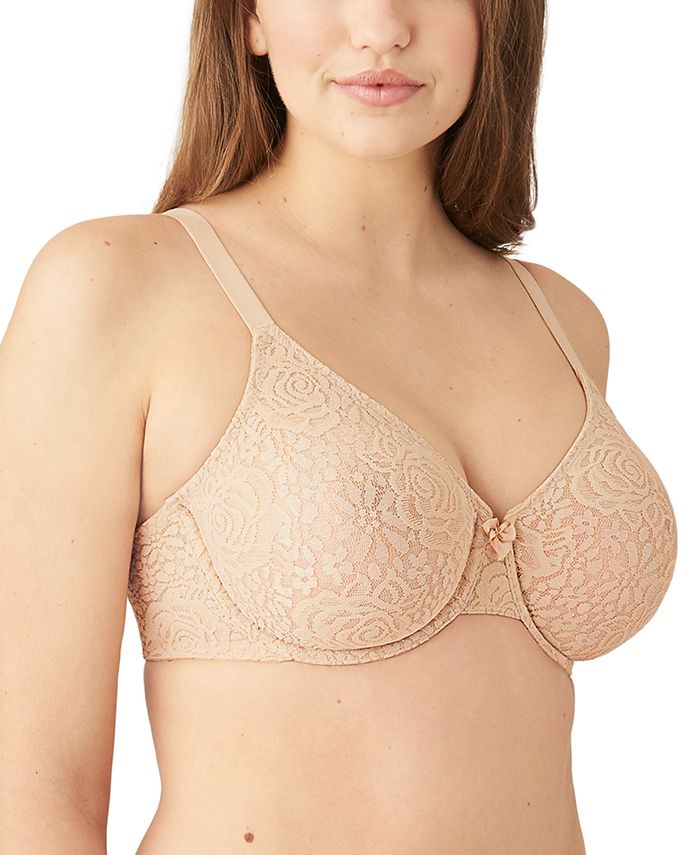 Halo Lace Molded Underwire Bra 851205, Up To G Cup Wacoal Halo Lace Molded Underwire Bra 851205, Up To G Cup -B.TEMPT’D Shop
