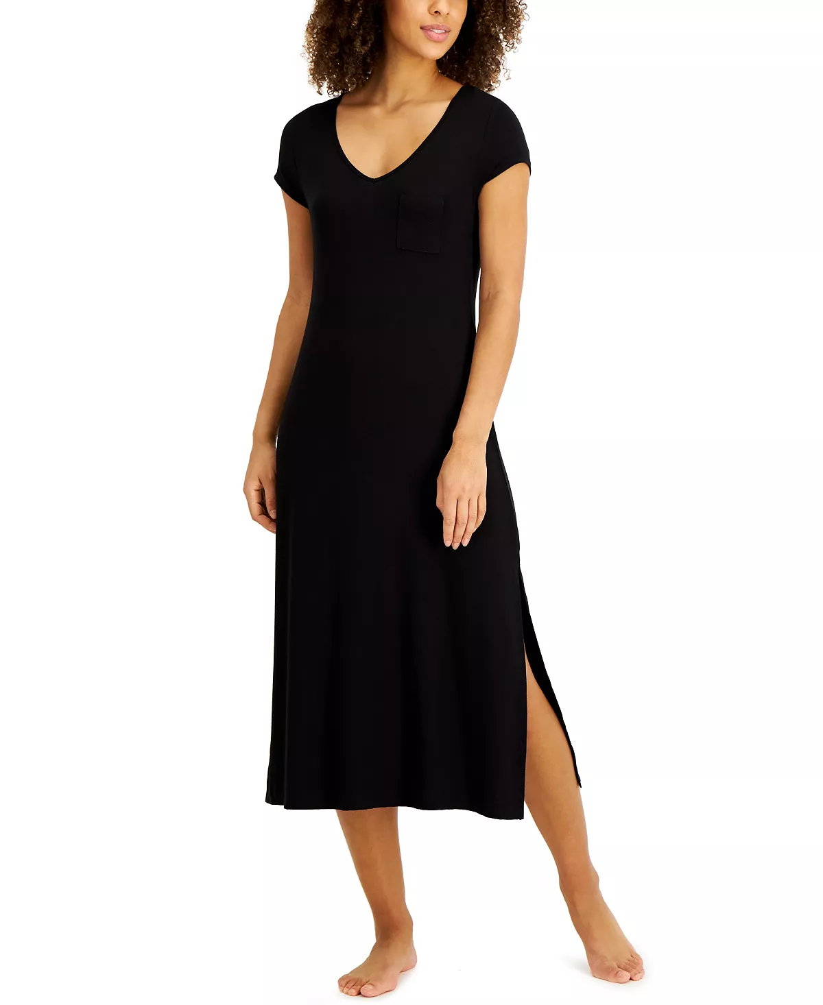 Ultra-Soft Long Sleepshirt Nightgown, Created For Macy's Alfani Ultra-Soft Long Sleepshirt Nightgown, Created For Macy's -B.TEMPT’D Shop