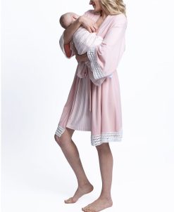Blooming Women By Angel 4 Piece Robe And Matching Baby Set