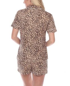 White Mark Short Sleeve Pajama Set -B.TEMPT’D Shop 17454961 fpx