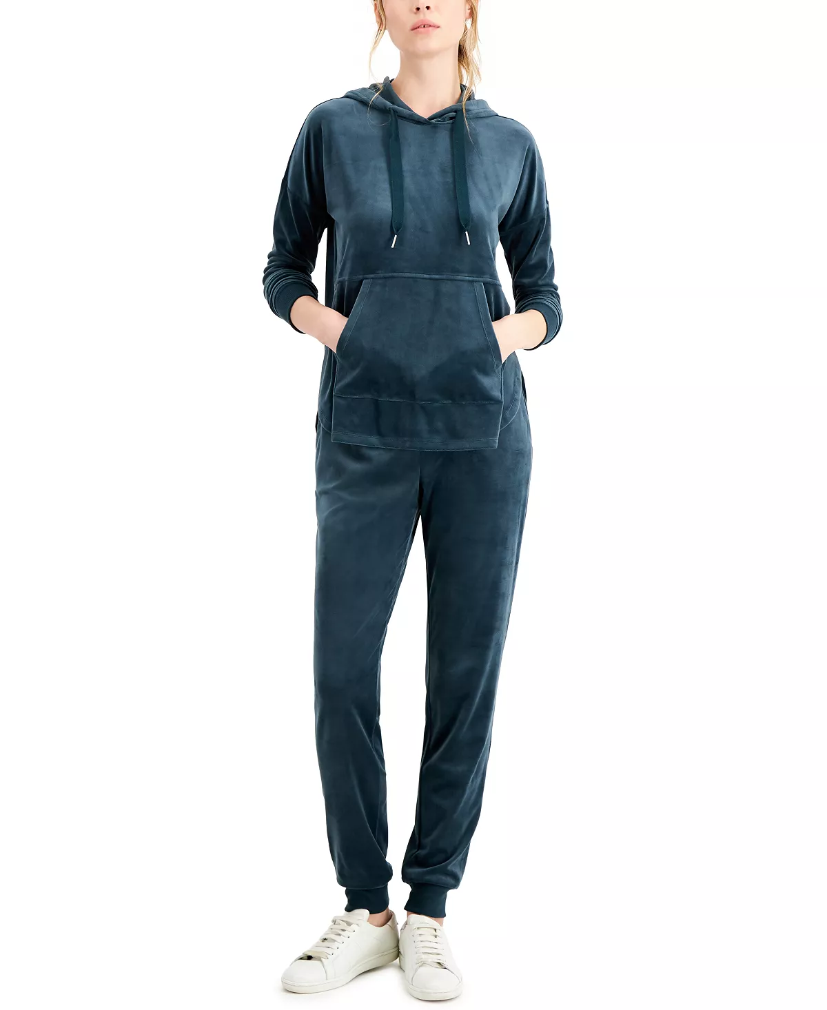 Velour Hoodie & Pants Pajama Set, Created For Macy's Alfani Velour Hoodie & Pants Pajama Set, Created For Macy's -B.TEMPT’D Shop