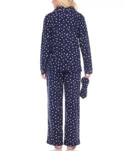 White Mark Omen's Pajama Set, 3 Piece -B.TEMPT’D Shop 18043058 fpx