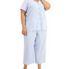 Charter Club The Everyday Cotton Plus Size Capri Pajama Set, Created For Macy's 2 Charter Club The Everyday Cotton Plus Size Capri Pajama Set, Created For Macy's -B.TEMPT’D Shop 18222839 fpx