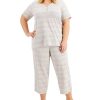 Charter Club The Everyday Cotton Plus Size Capri Pajama Set, Created For Macy's 2 Charter Club The Everyday Cotton Plus Size Capri Pajama Set, Created For Macy's -B.TEMPT’D Shop 18222841 fpx