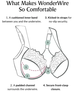 Glamorise Women's Full Figure Wonderwire Front Close Stretch Lace Bra With Narrow Set Straps 9 Glamorise Women's Full Figure Wonderwire Front Close Stretch Lace Bra With Narrow Set Straps -B.TEMPT’D Shop 18317236 fpx