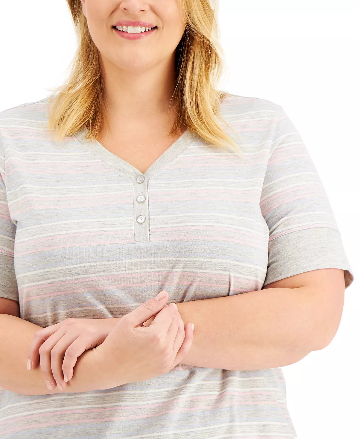 The Everyday Cotton Plus Size Capri Pajama Set, Created For Macy's Charter Club The Everyday Cotton Plus Size Capri Pajama Set, Created For Macy's -B.TEMPT’D Shop