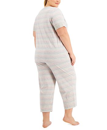 The Everyday Cotton Plus Size Capri Pajama Set, Created For Macy's Charter Club The Everyday Cotton Plus Size Capri Pajama Set, Created For Macy's -B.TEMPT’D Shop