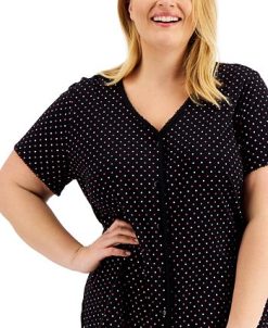 Charter Club The Everyday Cotton Plus Size Capri Pajamas Set, Created For Macy's 4 Charter Club The Everyday Cotton Plus Size Capri Pajamas Set, Created For Macy's -B.TEMPT’D Shop 18374276 fpx