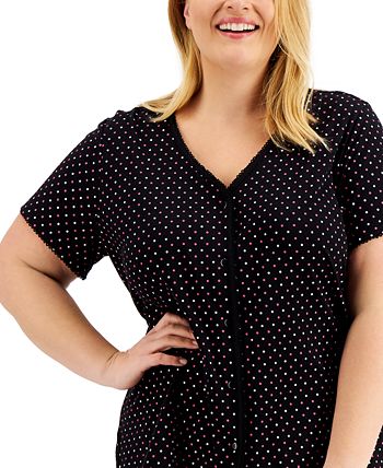 The Everyday Cotton Plus Size Capri Pajamas Set, Created For Macy's Charter Club The Everyday Cotton Plus Size Capri Pajamas Set, Created For Macy's -B.TEMPT’D Shop