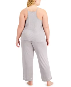 Alfani Plus Size Knit Tank Top Pajama Set, Created For Macy's -B.TEMPT’D Shop 18448897 fpx