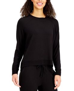 Alfani Ultra-Soft Crew Sleep Top, Created For Macy's