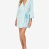 Kate Spade New York Women's 3/4 Short Sleeve Satin Shawl Collar Robe 2 Kate Spade New York Women's 3/4 Short Sleeve Satin Shawl Collar Robe -B.TEMPT’D Shop 19046645 fpx