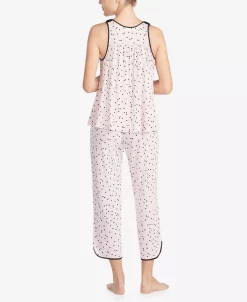 Kate Spade New York Women's Sleeveless Modal Knit Cropped Pajama Set 7 Kate Spade New York Women's Sleeveless Modal Knit Cropped Pajama Set -B.TEMPT’D Shop 19046678 fpx