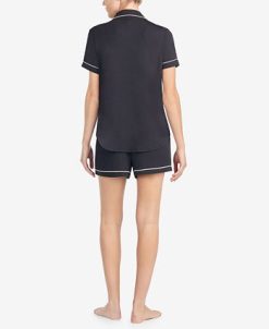 Kate Spade New York Women's Short Sleeve Modal Knit Notch Short Pajama Set 4 Kate Spade New York Women's Short Sleeve Modal Knit Notch Short Pajama Set -B.TEMPT’D Shop 19046684 fpx