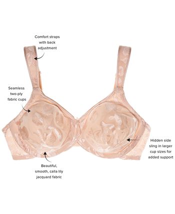 Awareness Full Figure Seamless Underwire Bra 85567, Up To I Cup Wacoal Awareness Full Figure Seamless Underwire Bra 85567, Up To I Cup -B.TEMPT’D Shop