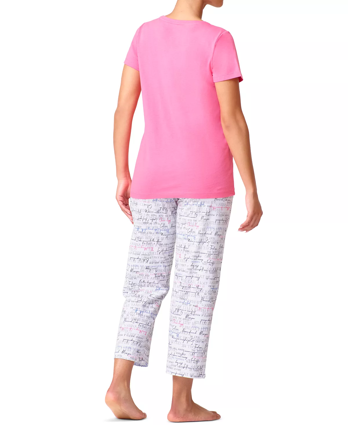 Women's Sleepwell Pajama Skimmer Set With Temperature Regulating Technology Hue Women's Sleepwell Pajama Skimmer Set With Temperature Regulating Technology -B.TEMPT’D Shop