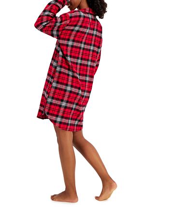 otton Plaid Flannel Nightshirt, Created For Macy's Charter Club Otton Plaid Flannel Nightshirt, Created For Macy's -B.TEMPT’D Shop