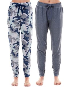 Roudelain Women's Ultra-Soft Jogger Pajama Bottoms, Set Of 2