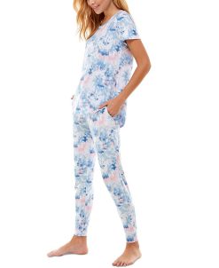 Roudelain Scoop Neck T-Shirt & Jogger Pants Pajama Set 5 Roudelain Scoop Neck T-Shirt & Jogger Pants Pajama Set -B.TEMPT’D Shop 19652258 fpx
