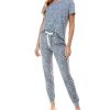 Roudelain Printed Short Sleeve Top & Jogger Pajama Set 1 Roudelain Printed Short Sleeve Top & Jogger Pajama Set -B.TEMPT’D Shop 19965272 fpx