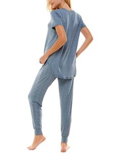 Roudelain Printed Short Sleeve Top & Jogger Pajama Set 4 Roudelain Printed Short Sleeve Top & Jogger Pajama Set -B.TEMPT’D Shop 19996453 fpx