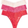 INC International Concepts Women's 3-Pk. Lace Thong Underwear, Created For Macy's