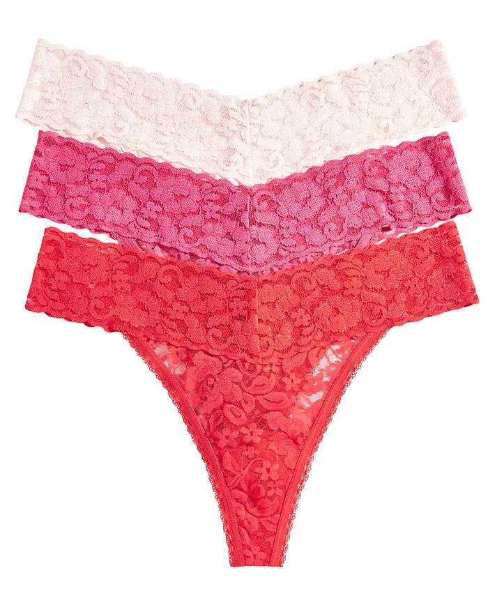 Women's 3-Pk. Lace Thong Underwear, Created For Macy's INC International Concepts Women's 3-Pk. Lace Thong Underwear, Created For Macy's -B.TEMPT’D Shop
