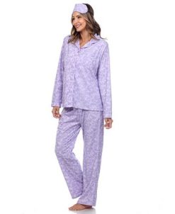 White Mark Omen's Pajama Set, 3-Piece -B.TEMPT’D Shop 20143964 fpx