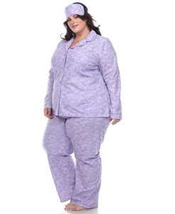White Mark Plus Size Pajama Set, 3-Piece -B.TEMPT’D Shop 20143970 fpx