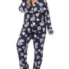 White Mark Plus Size Long Sleeve Floral Pajama Set, 2-Piece 2 White Mark Plus Size Long Sleeve Floral Pajama Set, 2-Piece -B.TEMPT’D Shop 20144270 fpx