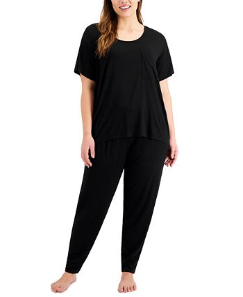 Plus Size Essential Jogger Pajama Pants, Created For Macy's Alfani Plus Size Essential Jogger Pajama Pants, Created For Macy's -B.TEMPT’D Shop