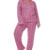 White Mark Plus Size 2 Piece Long Sleeve Heart Print Pajama Set 1 White Mark Plus Size 2 Piece Long Sleeve Heart Print Pajama Set -B.TEMPT’D Shop 20245830 fpx