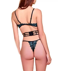 Hauty Women's Halo Embroidered Lace Strappy Underwire Soft Cup Teddy With Elastic Straps Detail 4 Hauty Women's Halo Embroidered Lace Strappy Underwire Soft Cup Teddy With Elastic Straps Detail -B.TEMPT’D Shop 20327879 fpx