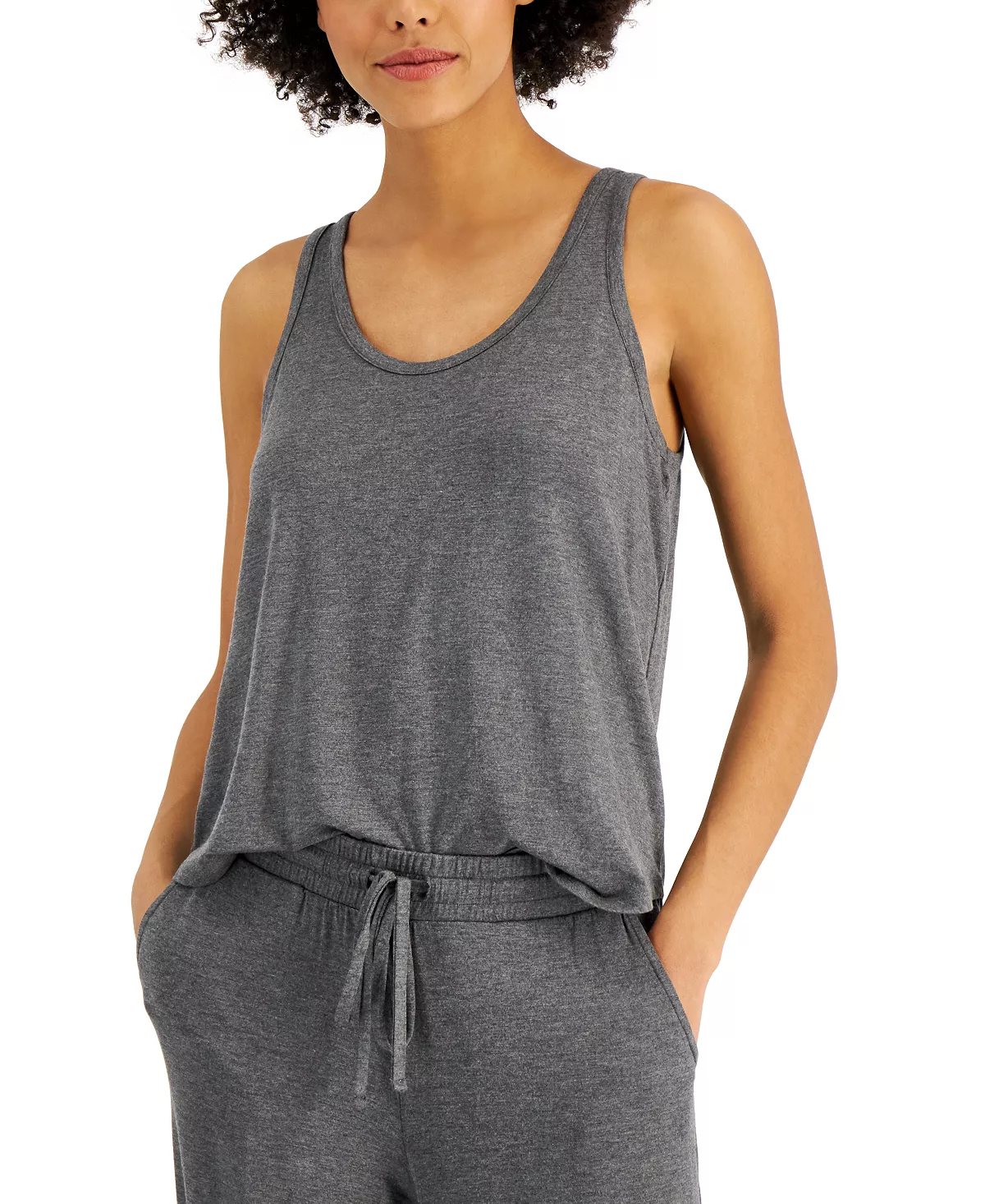 Super-Soft Modal Basic Tank, Created For Macy's Alfani Super-Soft Modal Basic Tank, Created For Macy's -B.TEMPT’D Shop