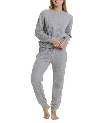 Women's Ellie Cable Knit 2 Piece Pajama Set Splendid Women's Ellie Cable Knit 2 Piece Pajama Set -B.TEMPT’D Shop