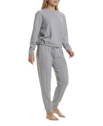 Women's Ellie Cable Knit 2 Piece Pajama Set Splendid Women's Ellie Cable Knit 2 Piece Pajama Set -B.TEMPT’D Shop